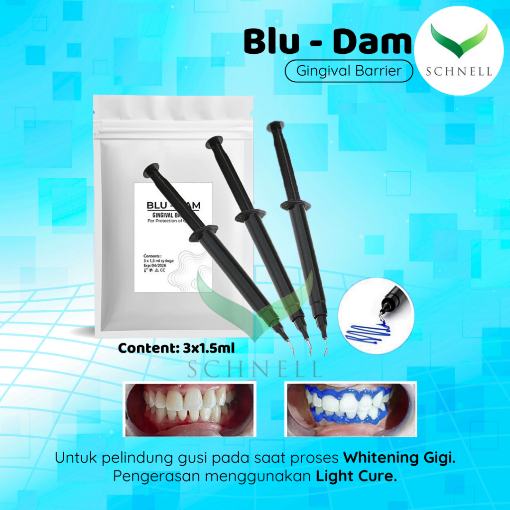 Jual Dental Gum Protector Blu Dam/Pelindung Gusi Bleaching Whitening