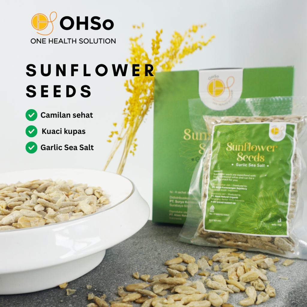 Jual kuaci kupas - sunflower seeds OHSo | Shopee Indonesia