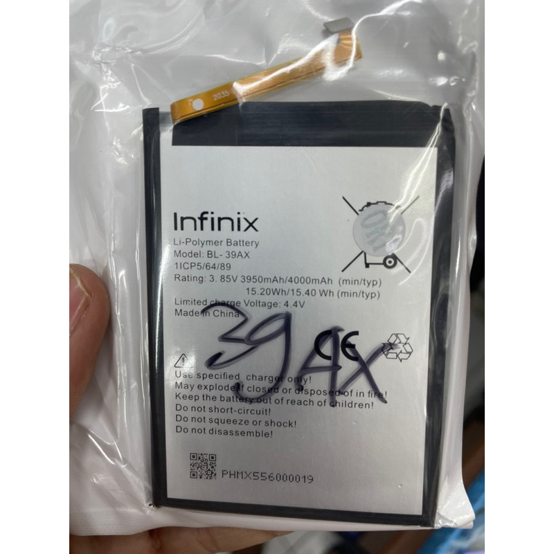 Jual BL-39AX Baterai Battery INFINIX HOT 4 X557 HOT 4 PRO X556 Model BL ...