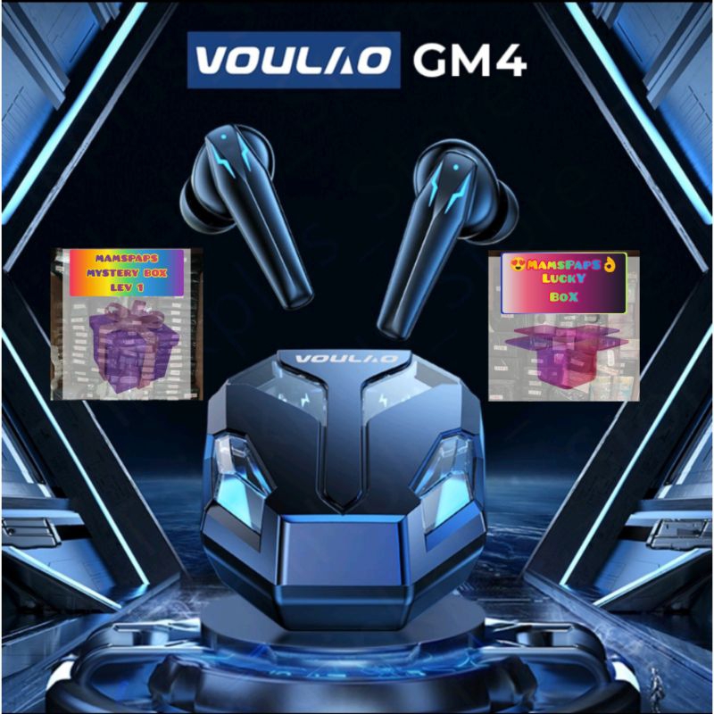 Jual VOULAO GM4 GAME HEADPHONE ORIGINAL HEADSET GAMING BLUETOOTH TRUE ...