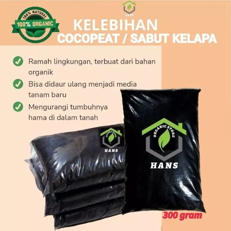 Jual Media Tanam Cocopeat Media Tanam Sabut Serabut Kelapa Halus 300