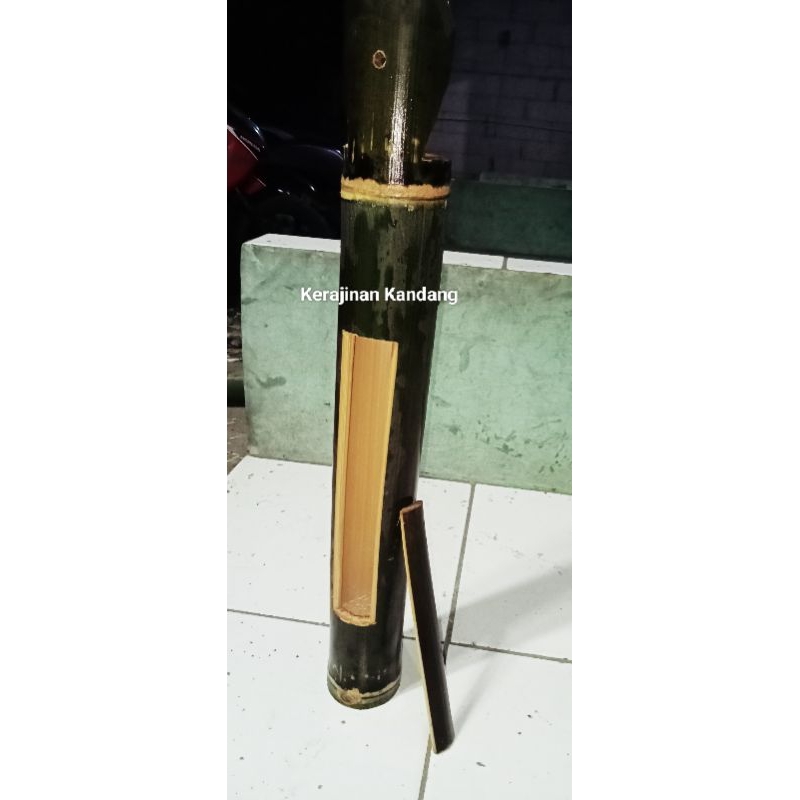 Jual KENTONGAN BAMBU Hitam Asli Natural| Kentongan pos Ronda siskamling ...