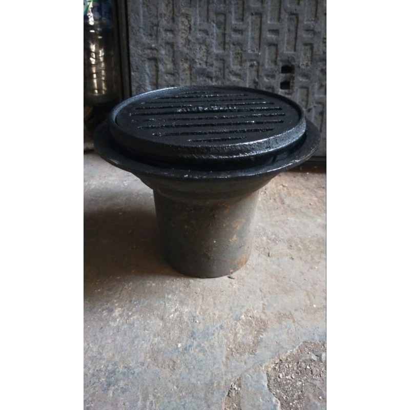 Jual ROOF DRAIN CAST IRON 3 SUSUN CEMBUNG DATAR 5 INCH | Shopee Indonesia