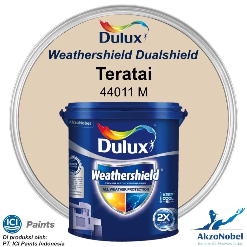 Jual DULUX WEATHERSHIELD DUALSHIELD Teratai 44011M 2,5 Liter Shopee