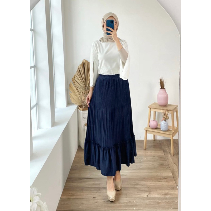 Jual ROK SUSUN CLARA ROK CANDA ROK TUTU TINGKAT ROK POLOS CANTIK KERJA ...
