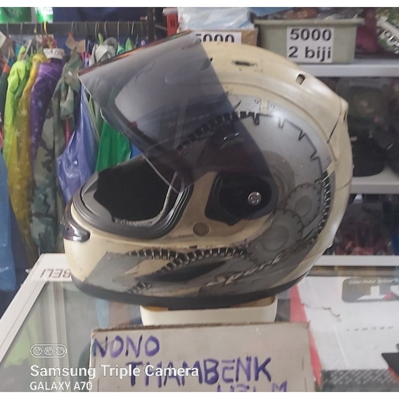 Jual VISOR FLAT SMOKE LOBANG KECIL PNP HELM YAMAHA VIXION JADUL MINUS