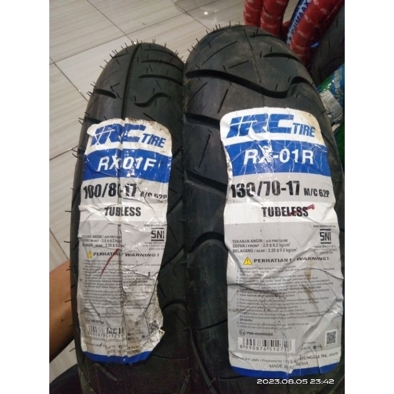 Jual Ban IRC tubeles ORI standar CB150R, CBR 150 | Shopee Indonesia