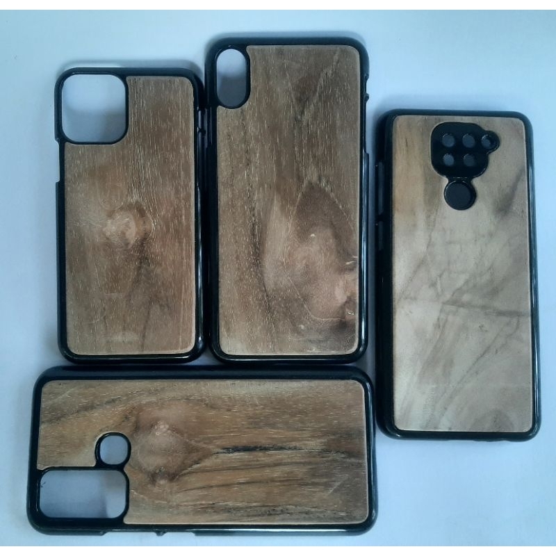 Jual hardcase kayu case hp motif kayu jati asli iphone 11 iphone 11 pro