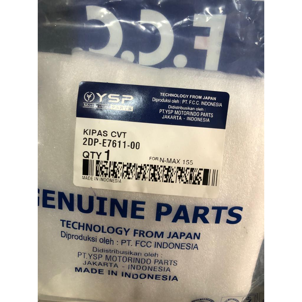 Jual KIPAS CVT FACE DRIVE 2DP NMAX OLD ORIGINAL YSP FCC | Shopee Indonesia
