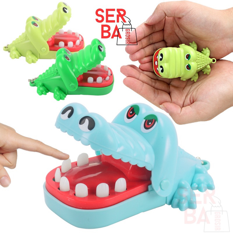 Jual SB- Buaya Gigit CROCODILE DENTIST GAME / MAINAN GIGI BUAYA MINI ...