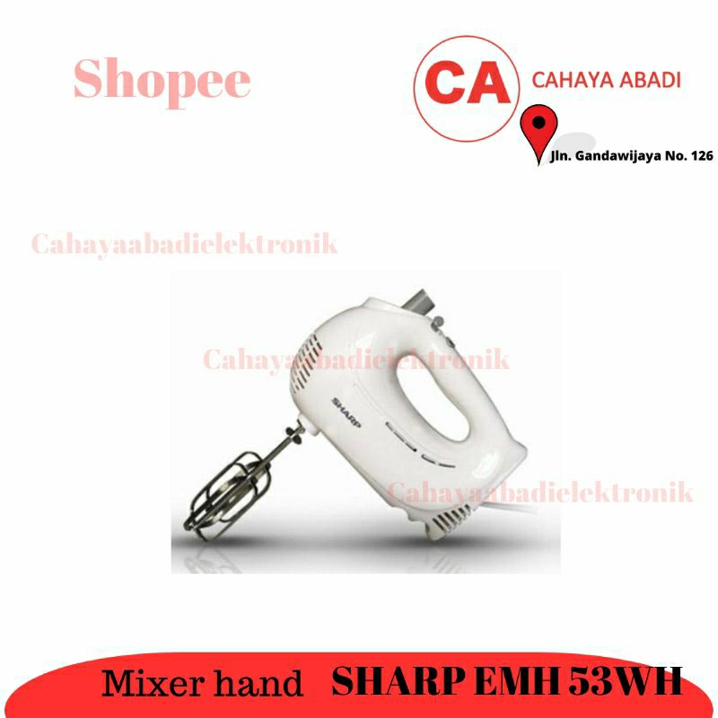 Jual SHARP handmixer EMH 53WH EMH 53 WH EMH-53WH MIXER TANGAN SHARP ...