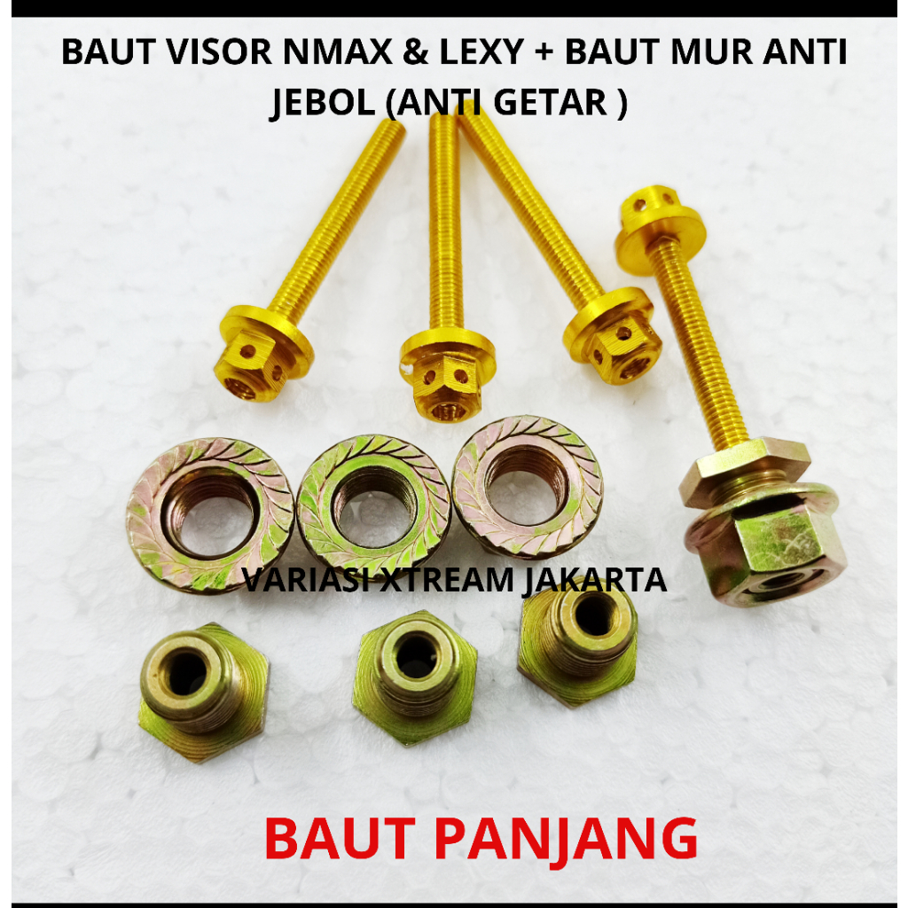 Jual baut windshield nmax lexi baut visor nmax lexi dan baut anti jebol