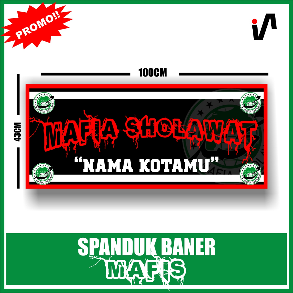 Jual Banner Spanduk Mafia Sholawat Shopee Indonesia