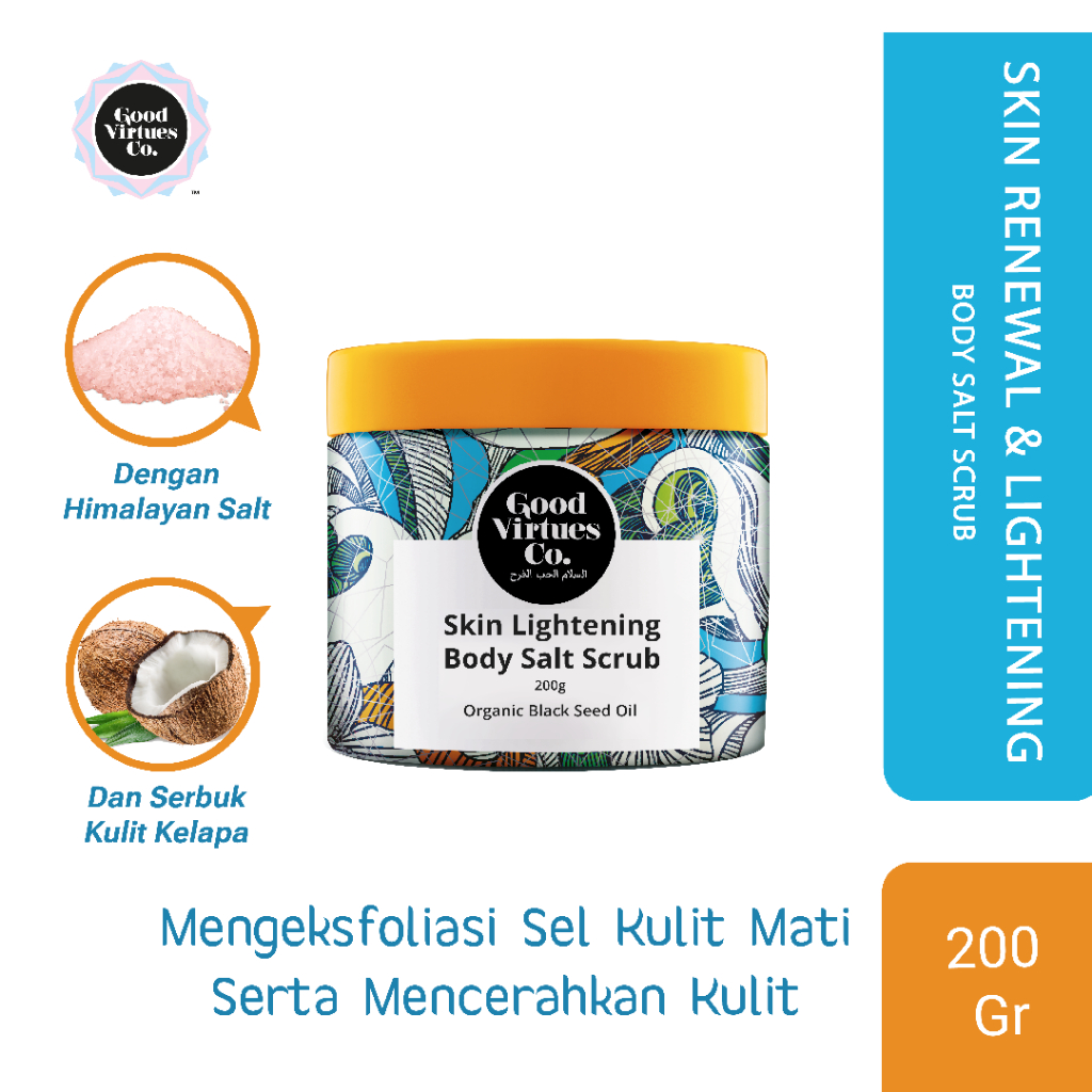 Jual Good Virtues Co Skin Renewal & Lightening Body Salt Scrub Scrub