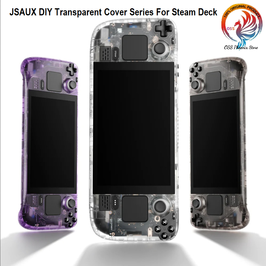 Jual Cover Case Steam Deck JSAUX DIY Transparent Cover Series For Steam ...