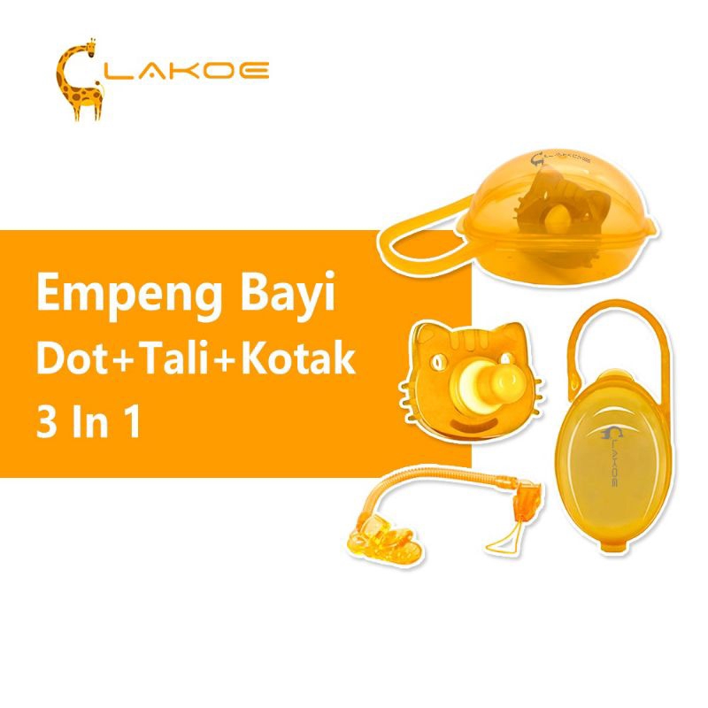 Jual Dot Bayi Empeng Bahan Silikon dengan Rantai dan Kotak | Shopee ...