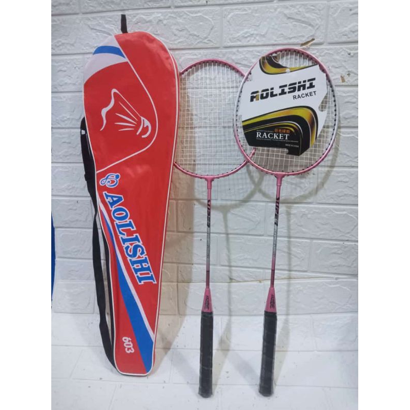 Jual Raket BADMINTON aolishi 603Isi 2pcs BATAM | Shopee Indonesia