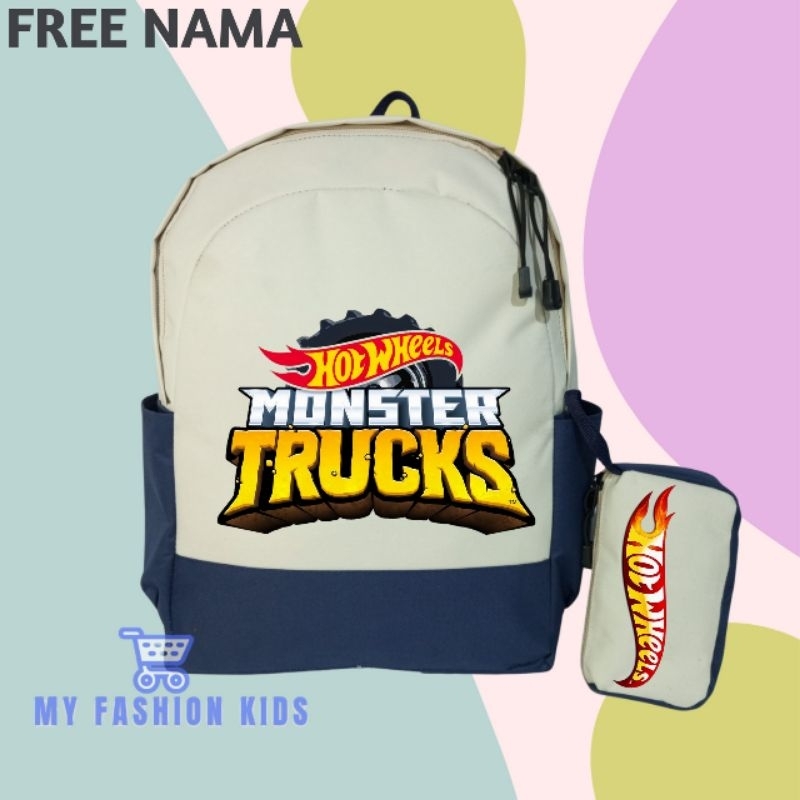 Backpack Mochila De Hot Wheels Jual Tas Ransel Backpack Anak