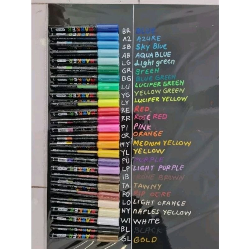 Jual Mg Marker Acrylic Spidol Akrilik Mohon Lihat Deskripsi Shopee Indonesia