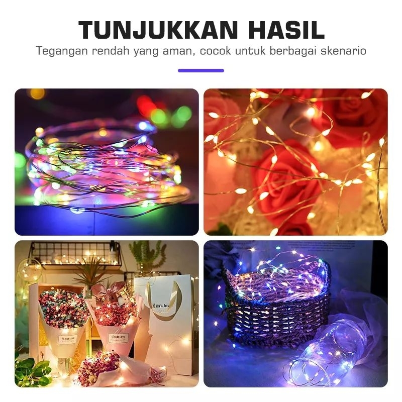 Jual Lampu Hias Rainbow Kawat Meter Shopee Indonesia