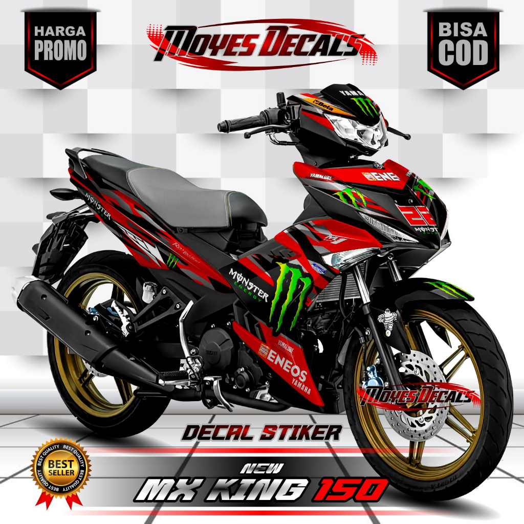 Jual (COD) Decal stiker mx new mx king 150 full body - decal stiker ...