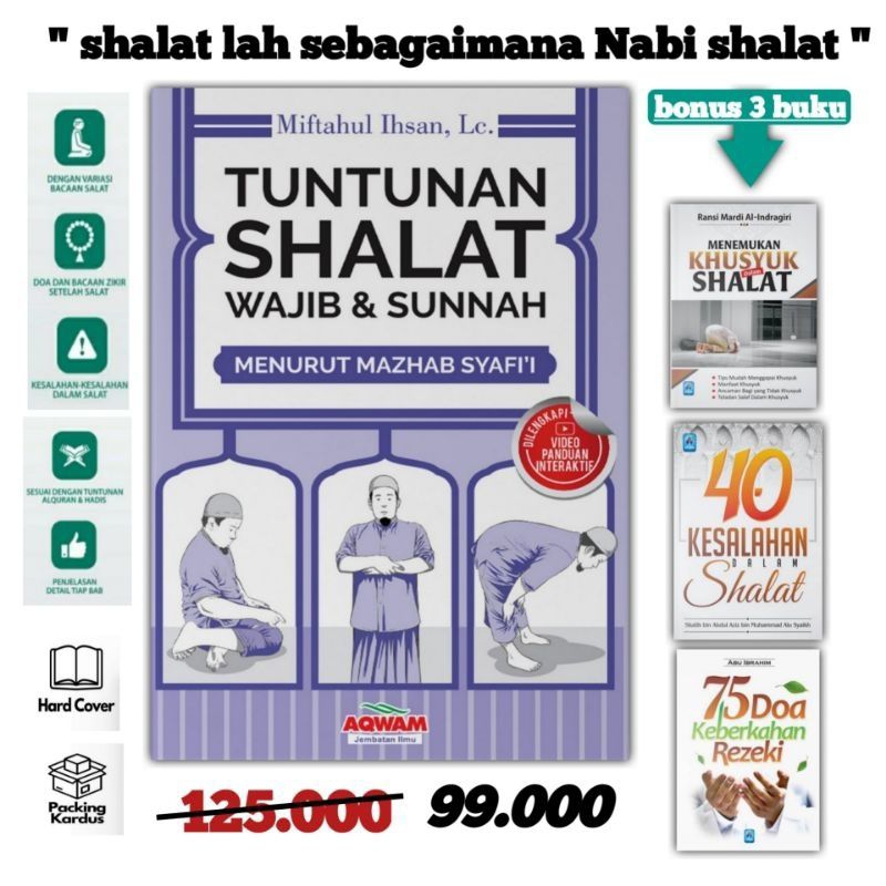 Jual Buku Panduan Lengkap Sifat Shalat Nabi Disertai Gambar Dan Video ...