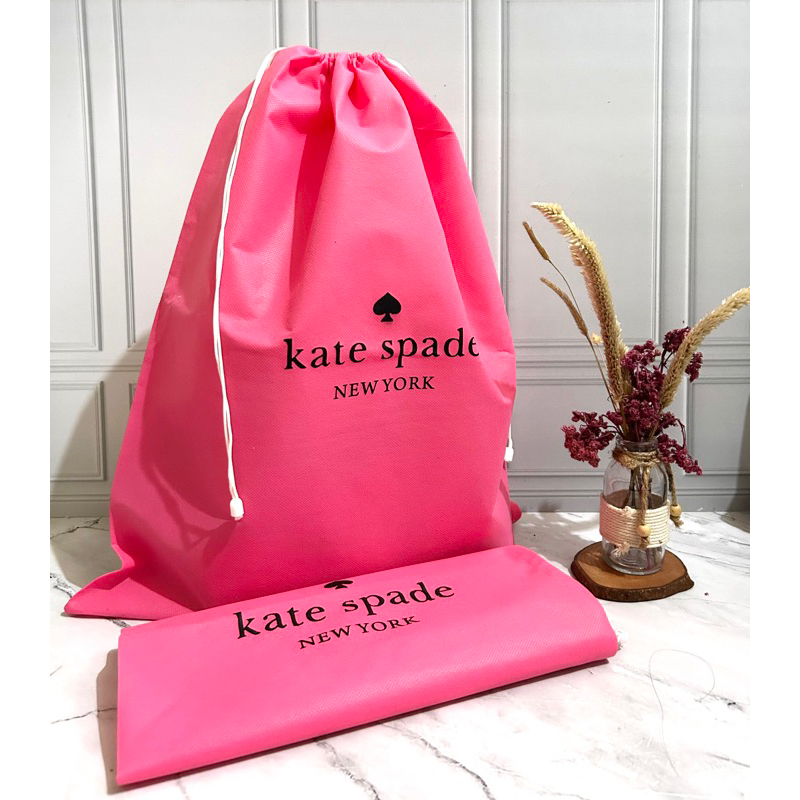 New Kate Spade Flower Monogram Coated Canvas Satchel Garnet Rose / Dust Bag