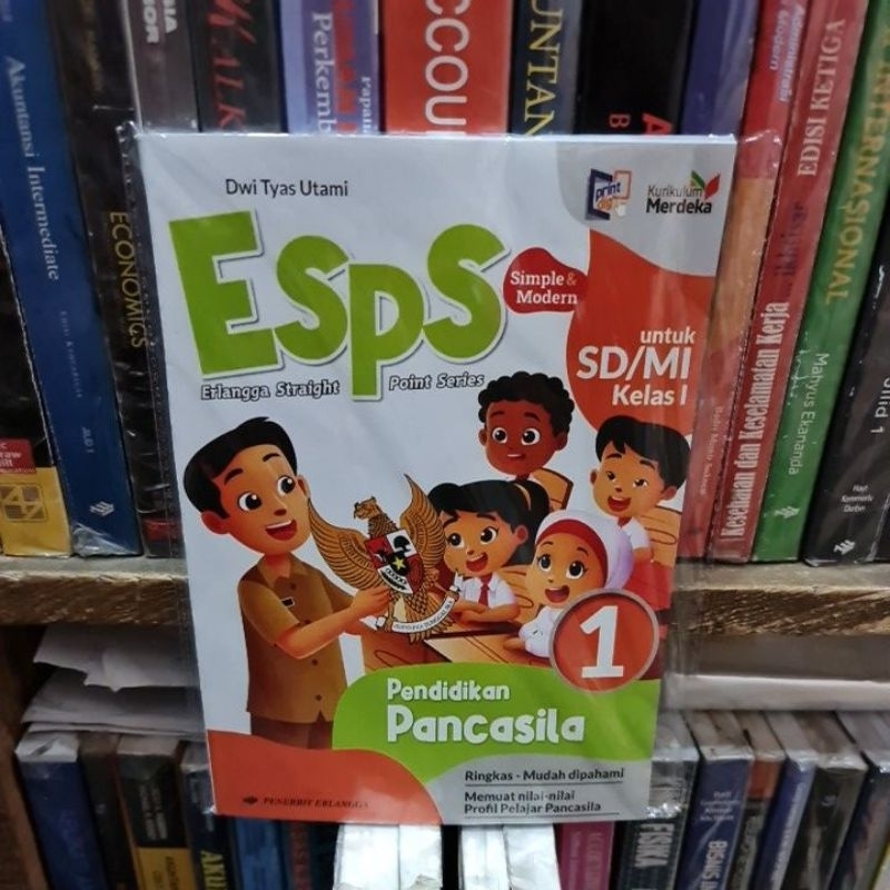 Jual Esps Pendidikan Pancasila Kelas 1 SD BY Dwi Tyas Utami ERLANGGA ...