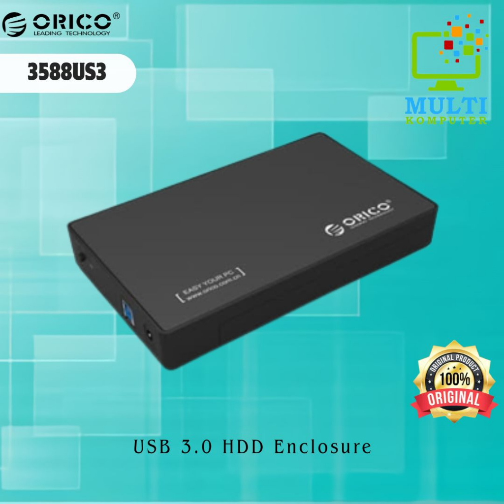 Jual ORICO ORIGINAL 3588US3 Casing hdd 3.5 inch SATA USB 3.0 HDD ...