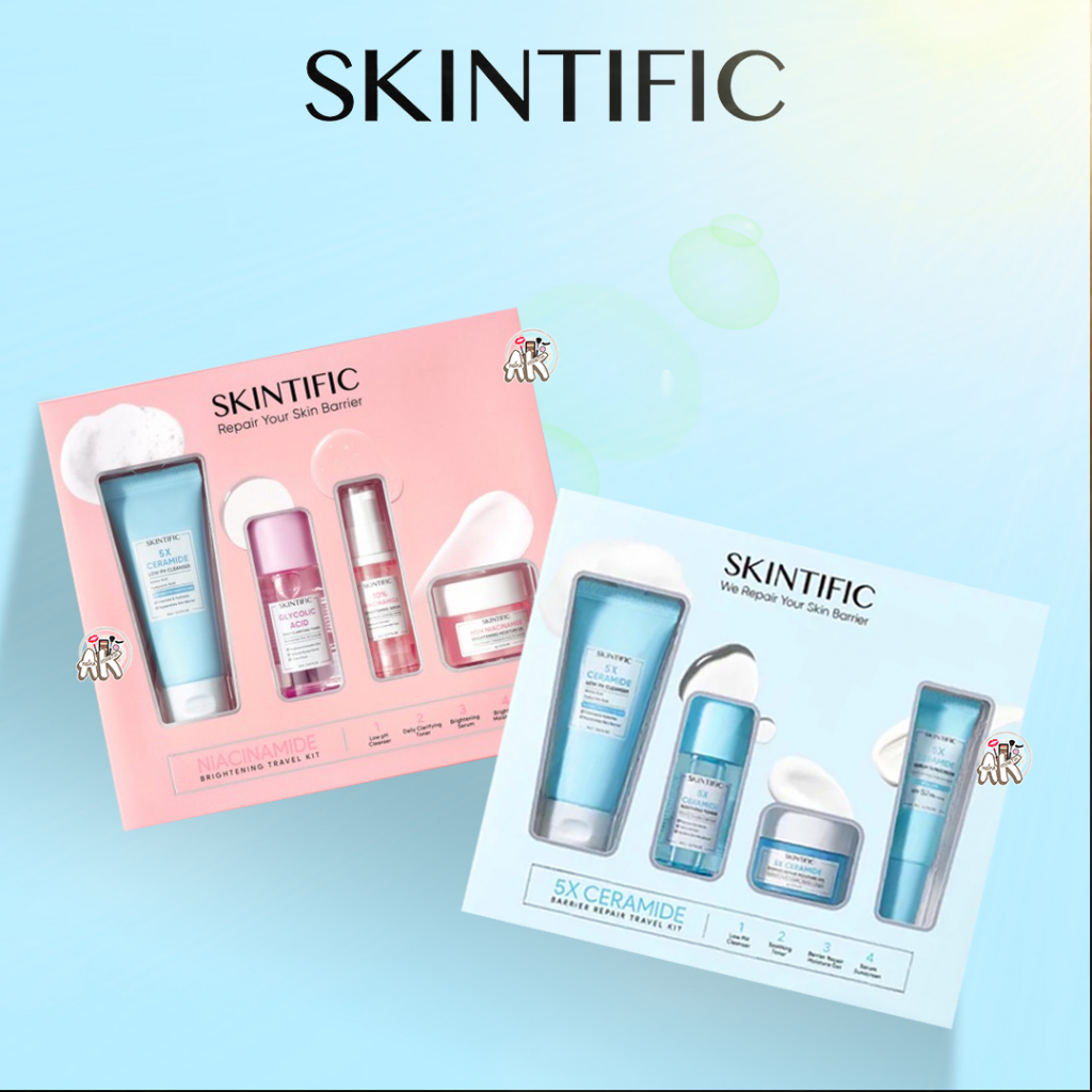 Jual SKINTIFIC 5X Ceramide & Niacinamide Travel Kit Skincare Paket