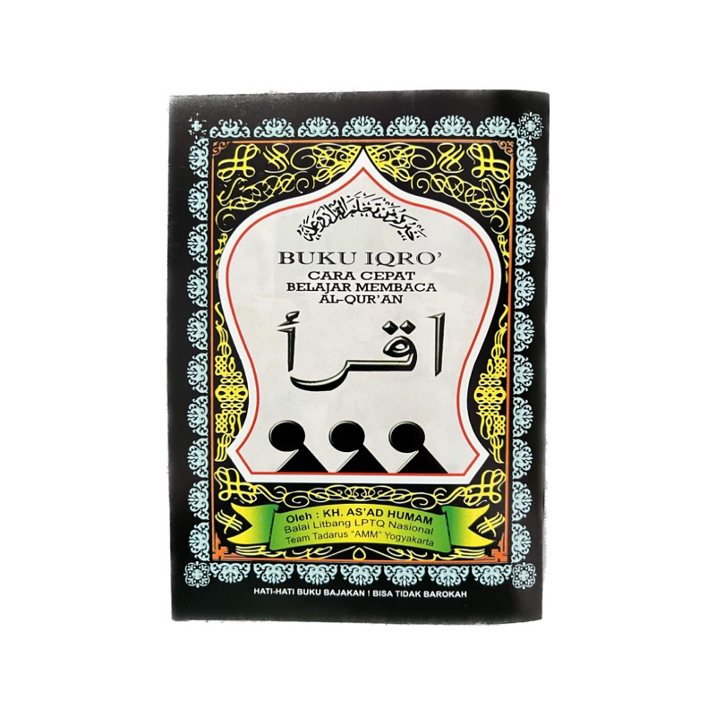 Jual BUKU IQRO’ HITAM BESAR JILID 1-6 | Shopee Indonesia