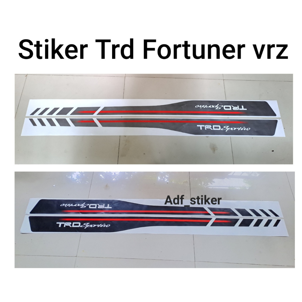 Jual Stiker List Body Fortuner Vrz Stiker Fortuner Trd Sportivo Fortuner Trd