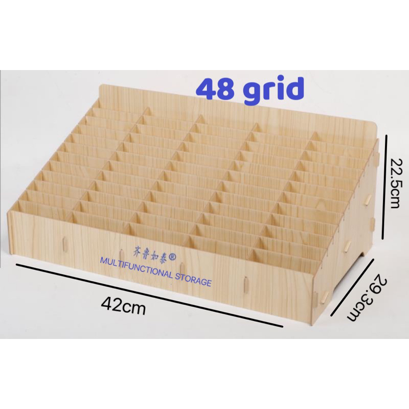 Jual RAK KAYU UNTUK SUSUNAN HANDPHONE / RAK KAYU 48 SUSUN UNIVERSAL ...