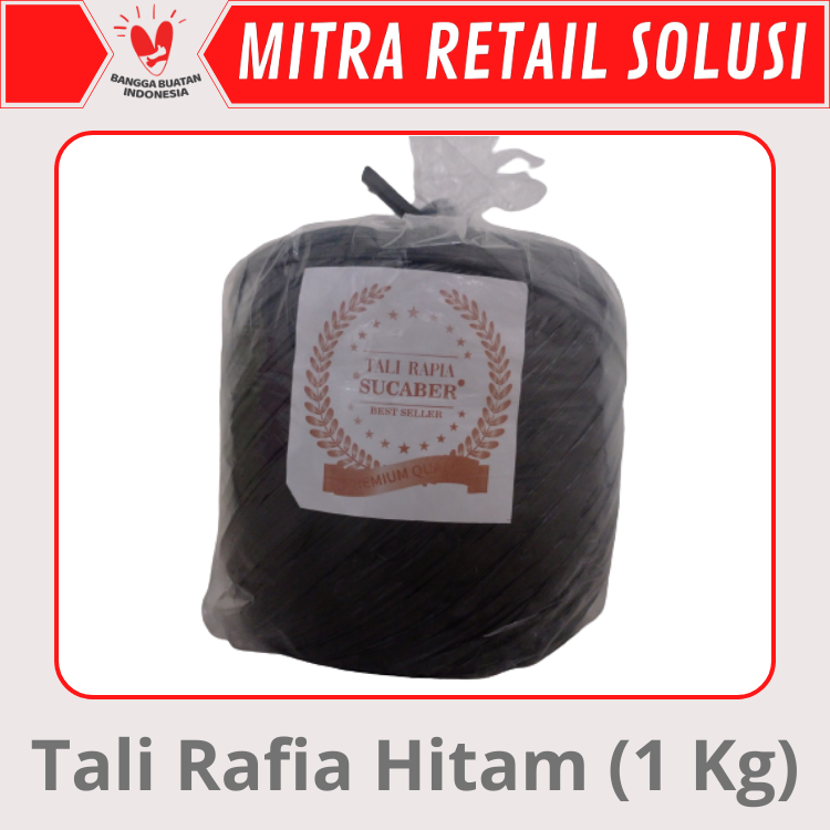 Jual Tali Rafia Hitam 1kg | Shopee Indonesia