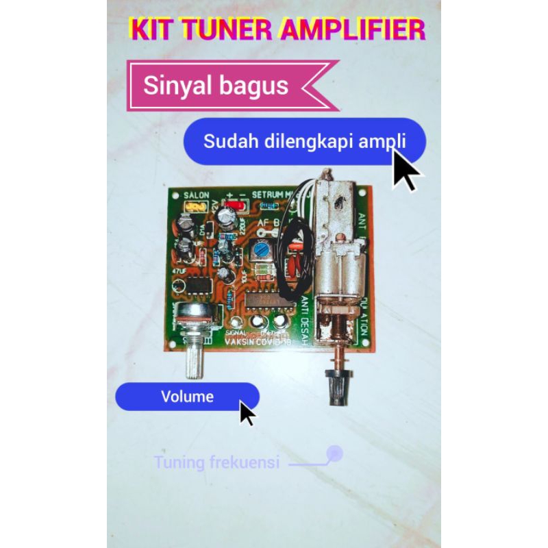 Jual kit radio tuner FM amplifier | Shopee Indonesia