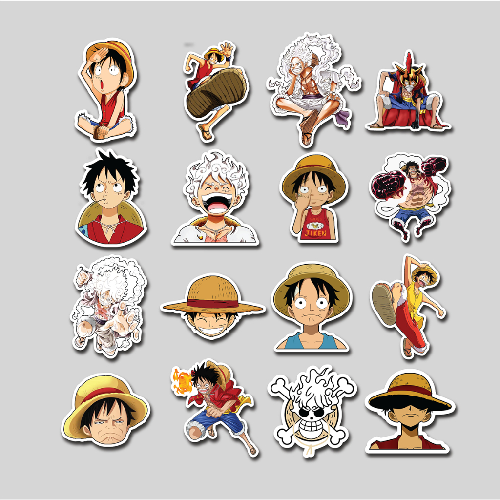 Jual STICKER PACK MONKEY D LUFFY | STICKER TUMBLER | STIKER LAPTOP ...