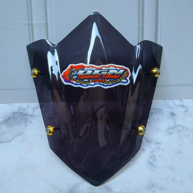 Jual Visor Satria Fu Barong Model Split Lancip Windshield Satria Fu