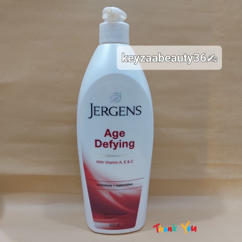 Jual JERGENS Body Lotion Age Defying UAE 600ml Shopee Indonesia