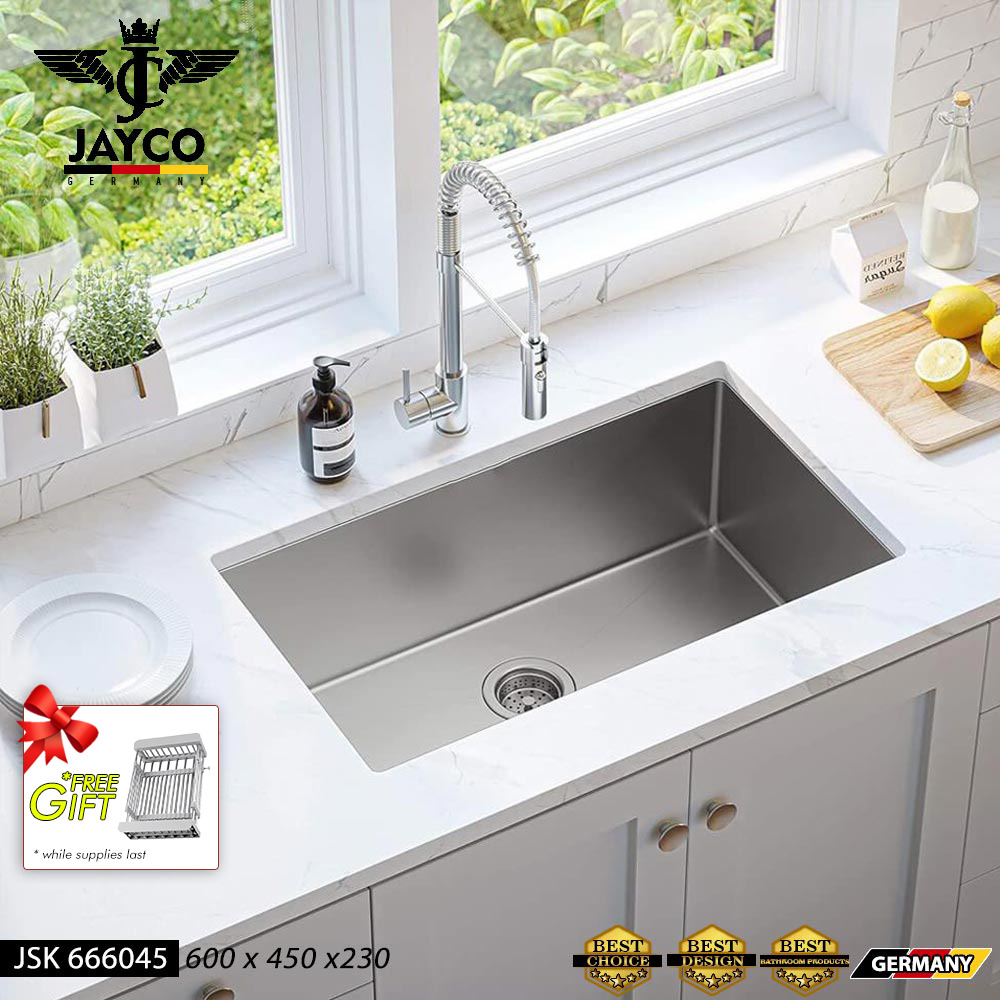 Jual JAYCO KITCHEN SINK DAPUR STAINLESS CHROME Shopee Indonesia