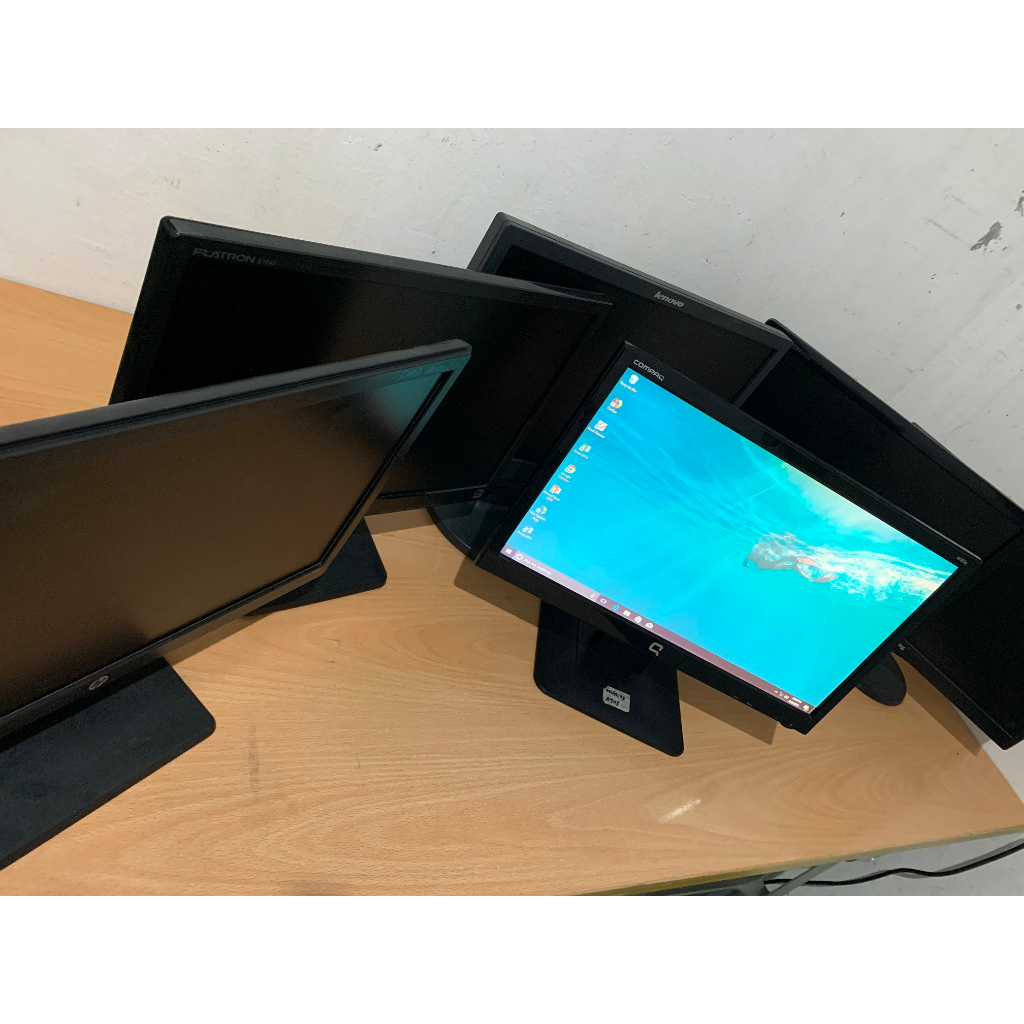 Jual MONITOR PC 19 INCHI WIDESCREEN GRADE "B" MONITOR KOMPUTER | Shopee ...