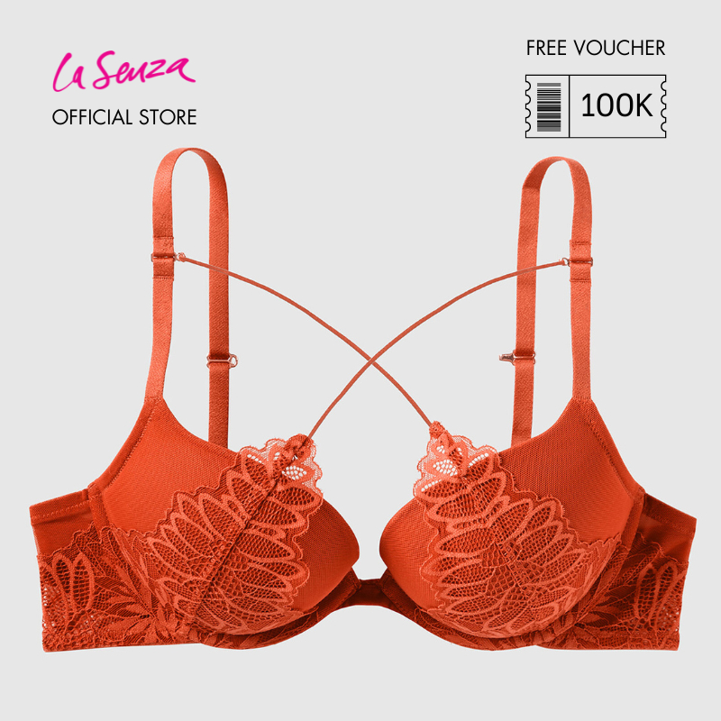 Jual La Senza Beyond Sexy Push Up Bra Warna Terracota 60217084C5M1