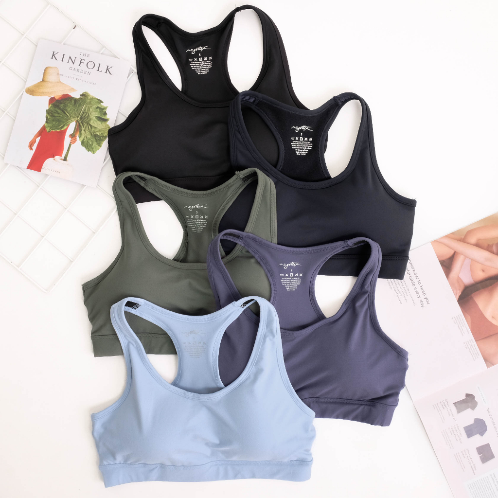 Sport Bra Gottex Original Bra Olahraga Busa Tanpa Kawat Pakaian Dalam #SA531