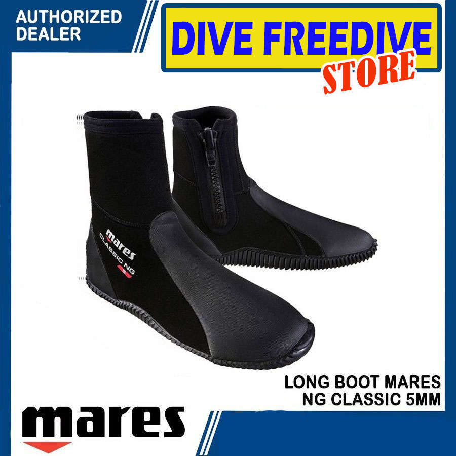 Jual Long Boot Mares NG Classic 5mm Booties Boots Sepatu Pantai Karang