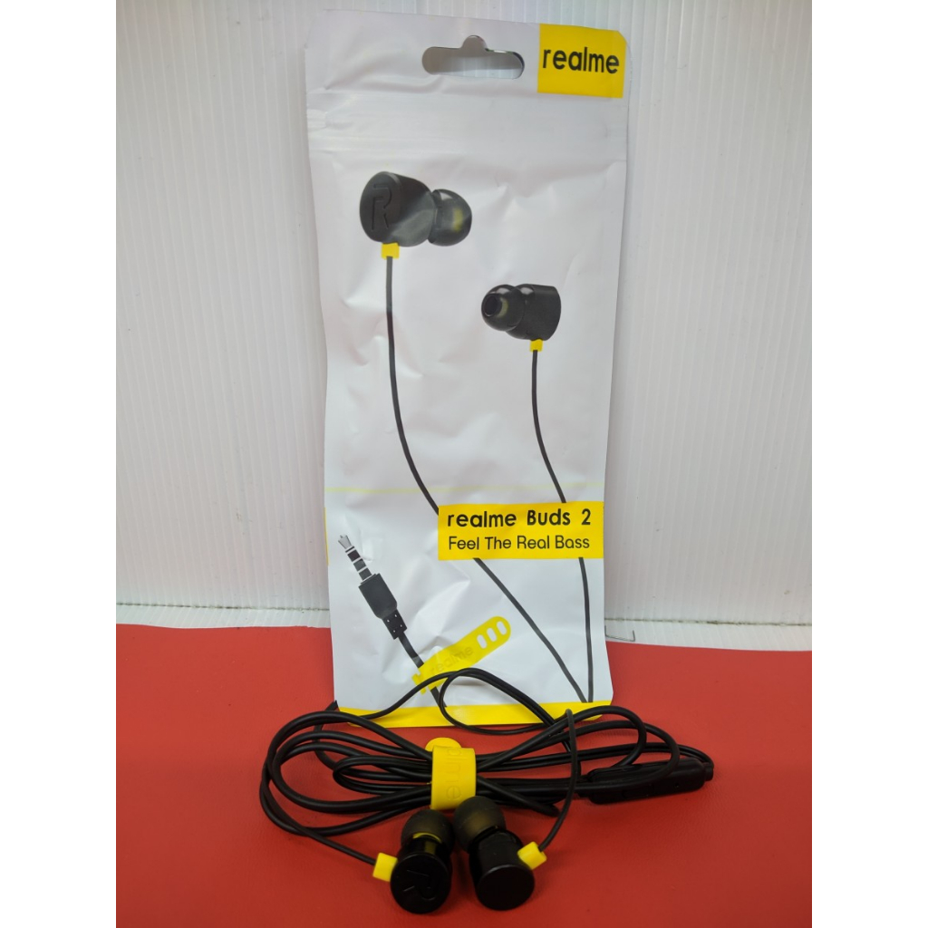 Headset Earphone Realme Buds Plus M10 R20 R30 Headphone Enjoy Music  Headset Stereo Speaker