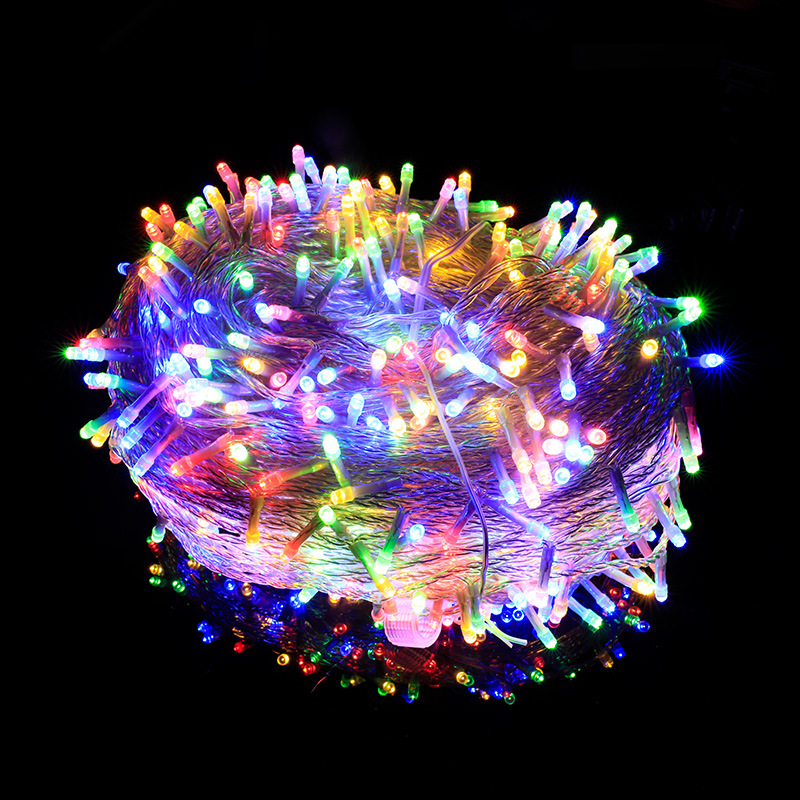 BB7 - Lampu Hiasan 50 LED 8.5 Meter Lampu Tumbler Warna Warni Lampu Natal  Rainbow