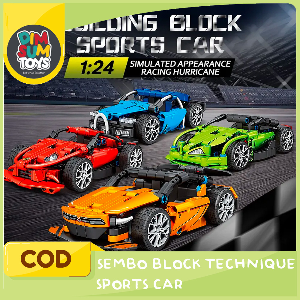 Jual Mainan Bricks Sembo Block Technique Famous Racing Car Mobil Balap ...