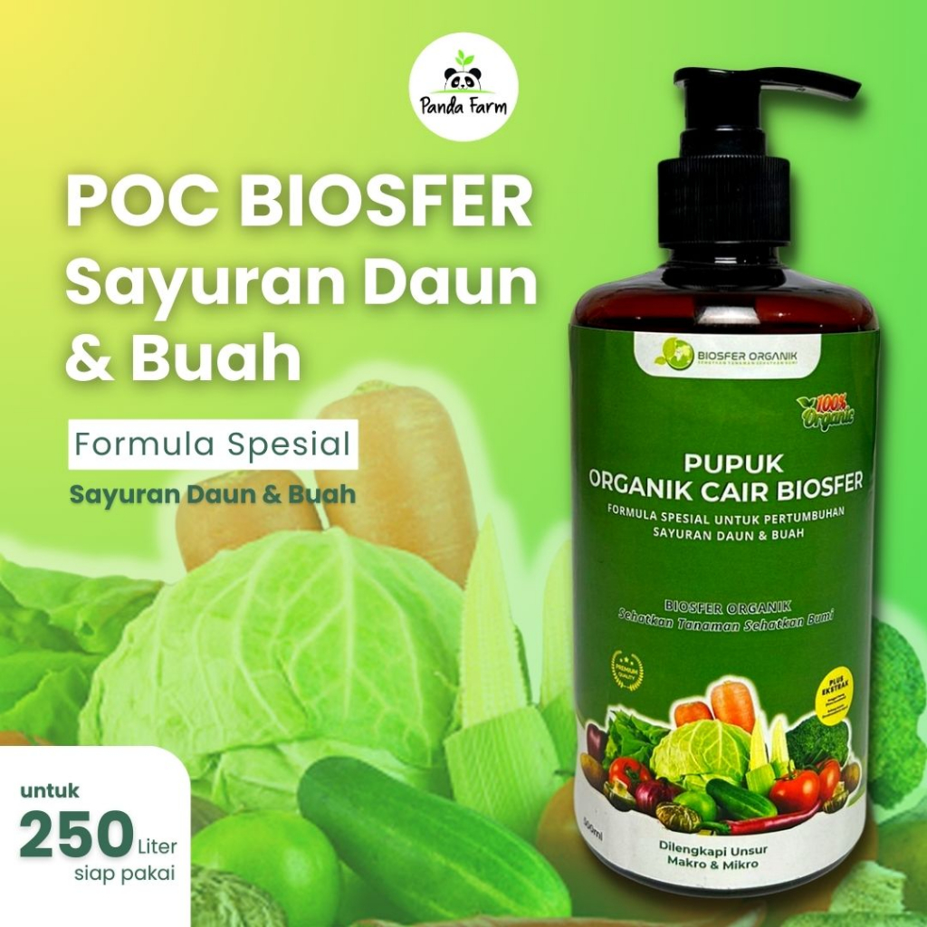 Jual Pupuk Organik Cair Biosfer - Spesial Untuk Pertumbuhan Sayur Daun ...