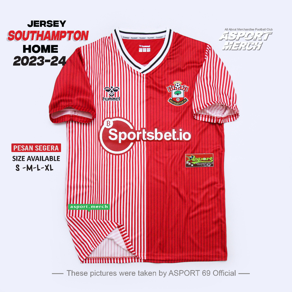 Jual JERSEY SOUTHAMPTON HOME 2023 2024 JERSEY SOTON HOME 23 24 Shopee