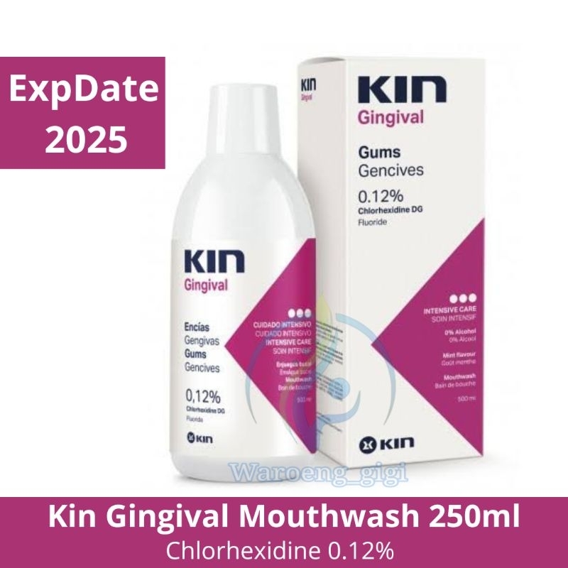 Jual Kin Gingival Mouthwash Obat Kumur 250ml Shopee Indonesia