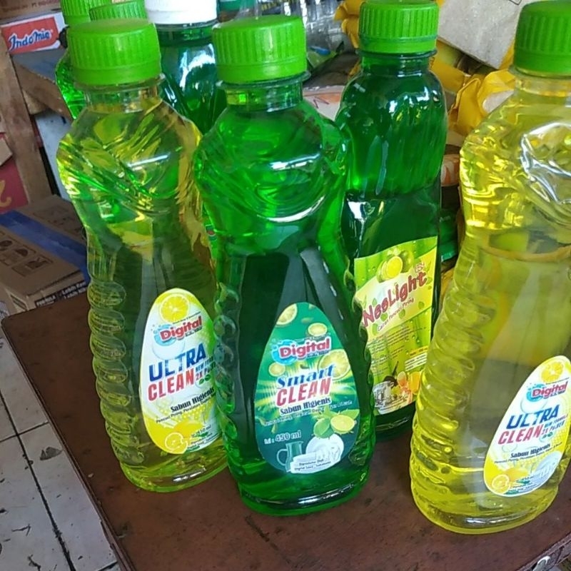 Jual Sabun Cuci Piring Botol Digital Clean 450ml Shopee Indonesia 